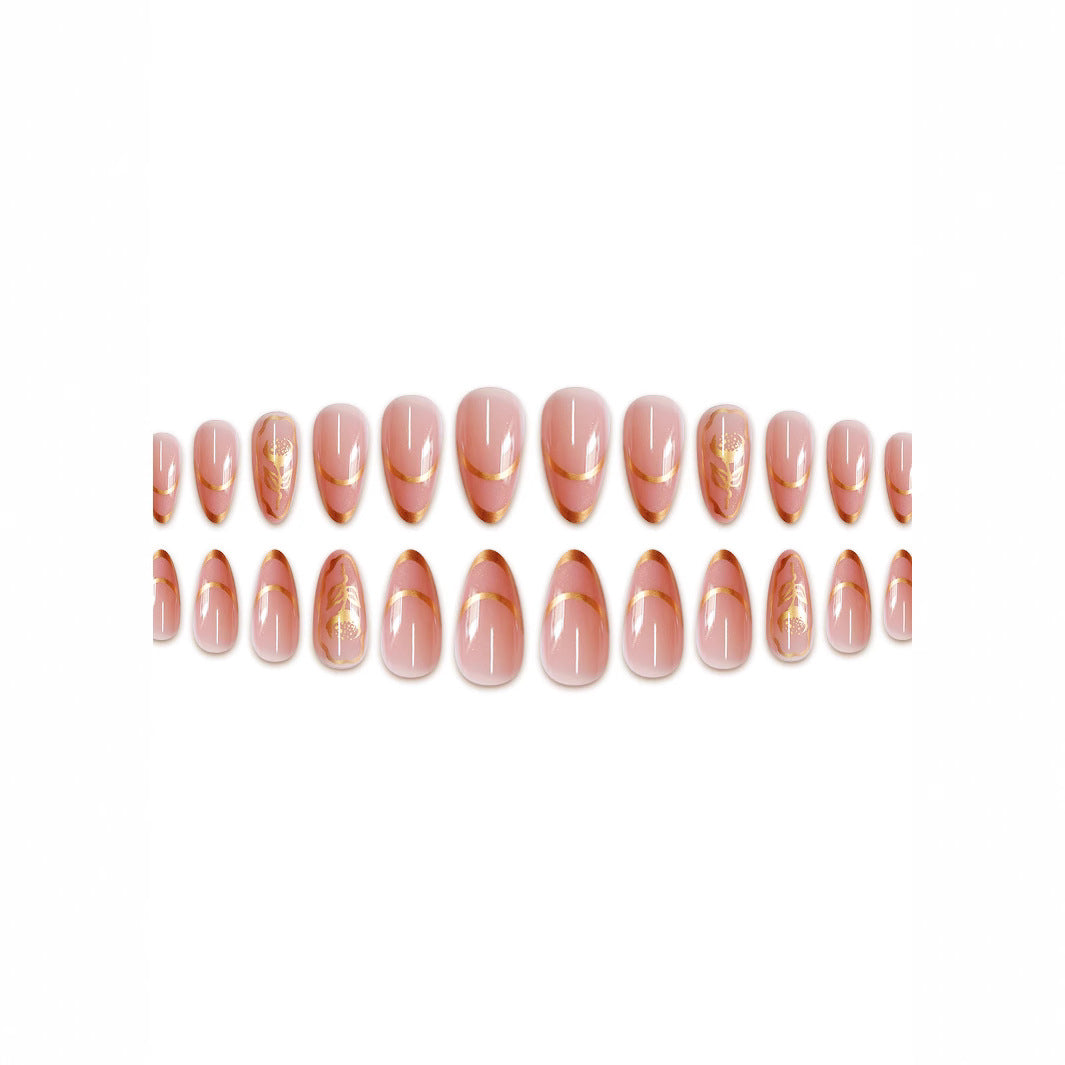 Elegant French Tip Nail Design Bowlift
