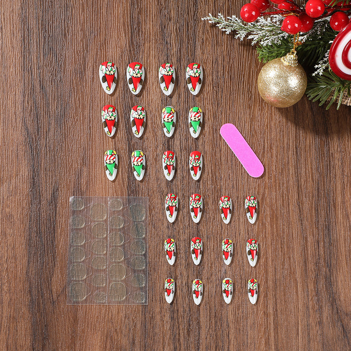 Creative Christmas Nail Art Bowlift