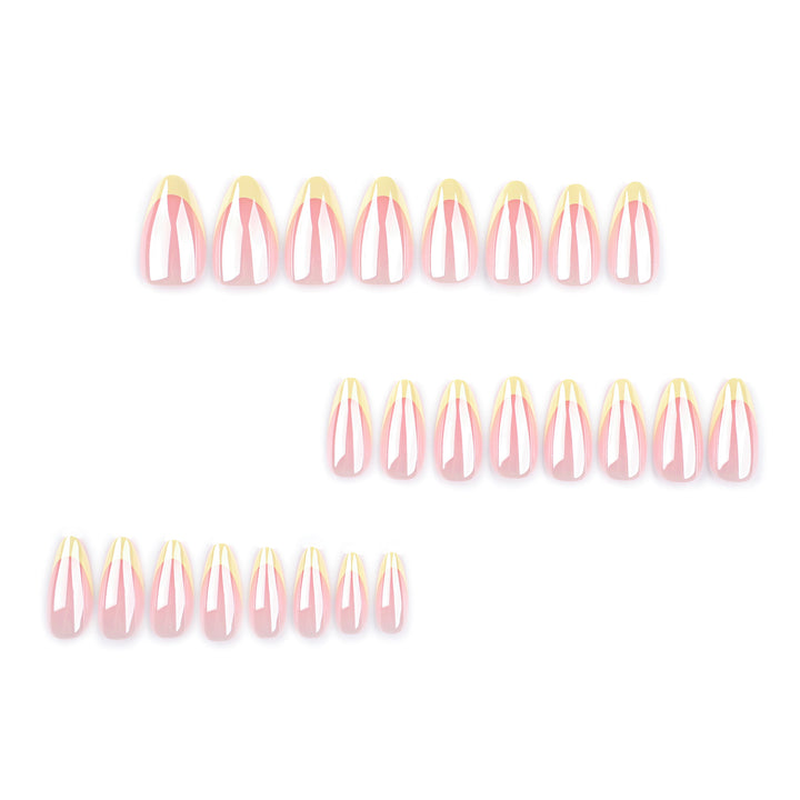 Artful Nail Extensions with Shimmering Ombre Effect Bowlift