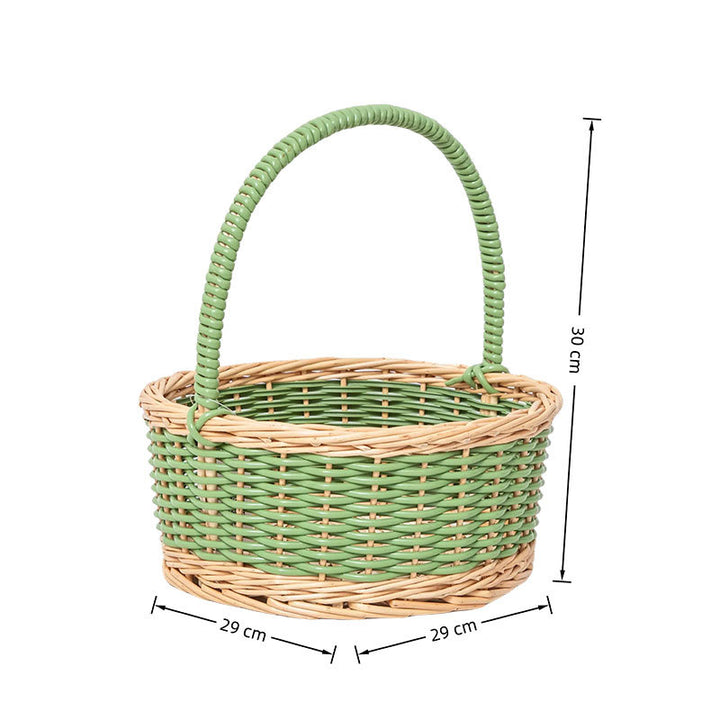 Decorative Woven Flower Basket Bowlift