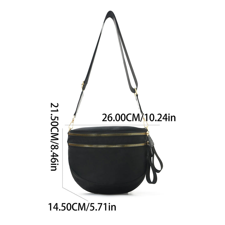 Shoulder bag with stylish check pattern and spacious compartment system Bowlift