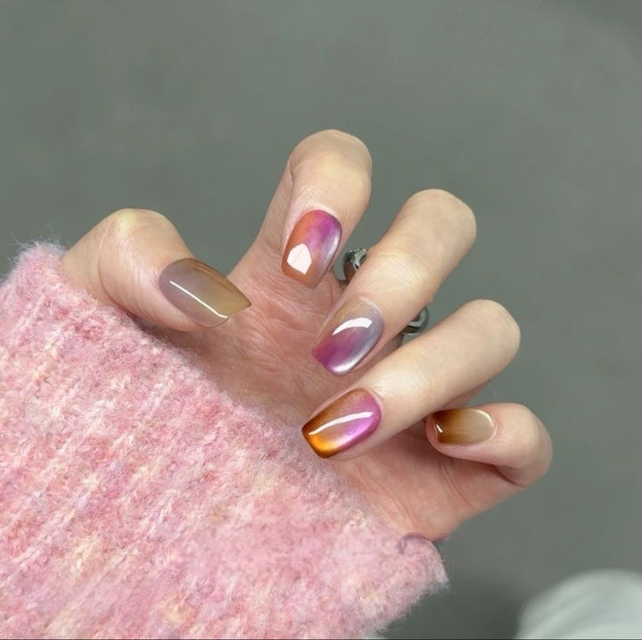 Stylish Press-On Nail Set Bowlift