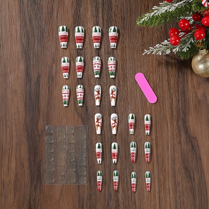Christmas Art Nail Set Bowlift