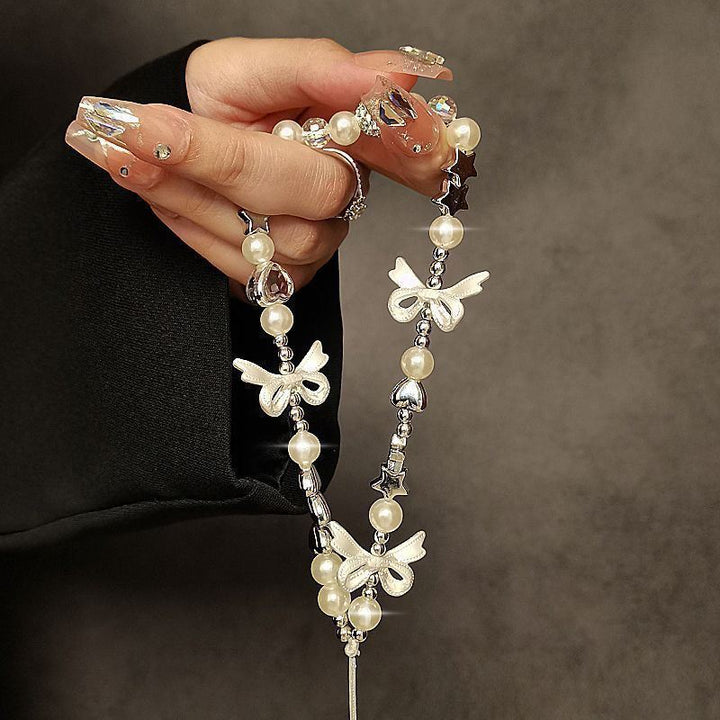 Decorative Beaded Eyewear Strap Bowlift