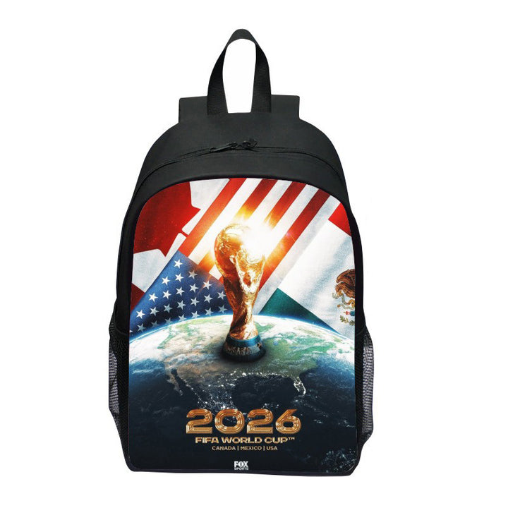Backpack with Striking Sports Motif Bowlift