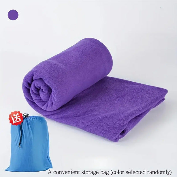 Women Ultra-Soft Travel Blanket with Carry Bag Bowlift