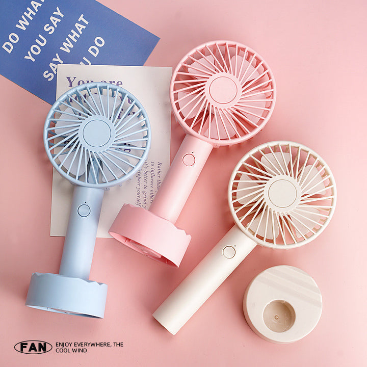 Ladies portable mini fan with ergonomic design Bowlift