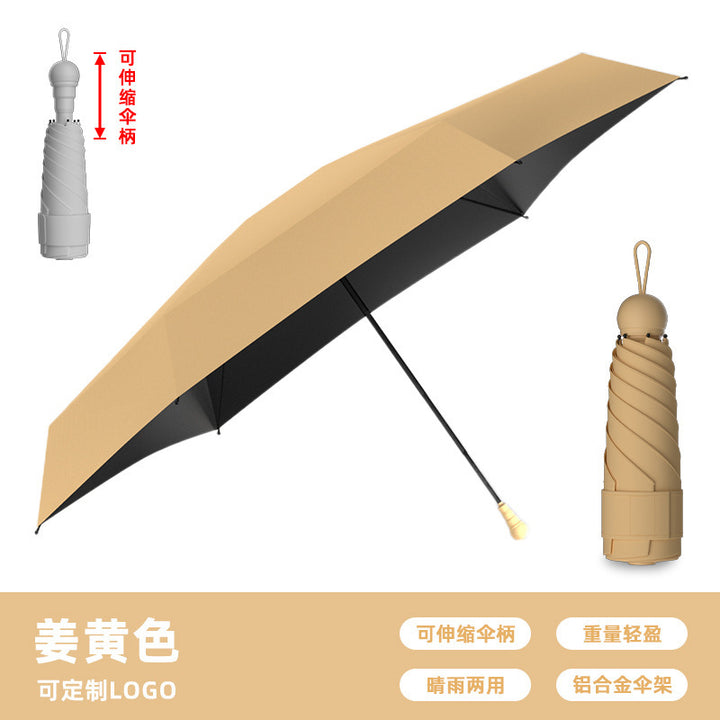 Ladies Innovative Folding Umbrella with Compact Mechanism Bowlift