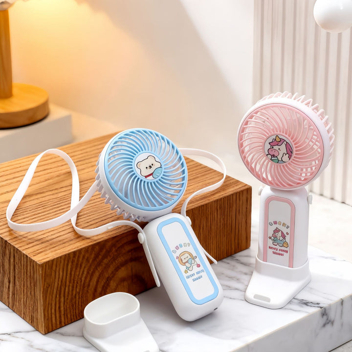 Portable USB Fan with Cute Animal Design Bowlift