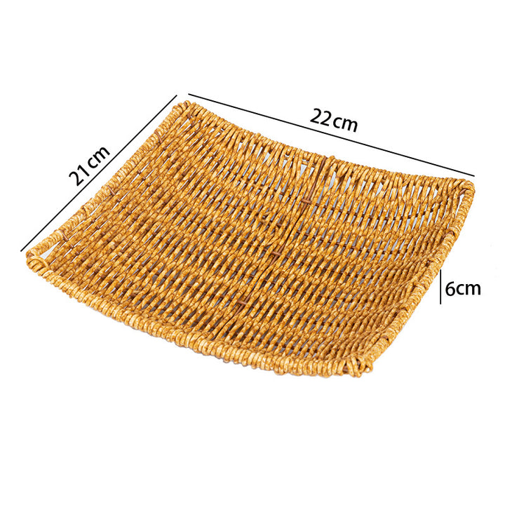 Decorative Handwoven Serving Tray Bowlift