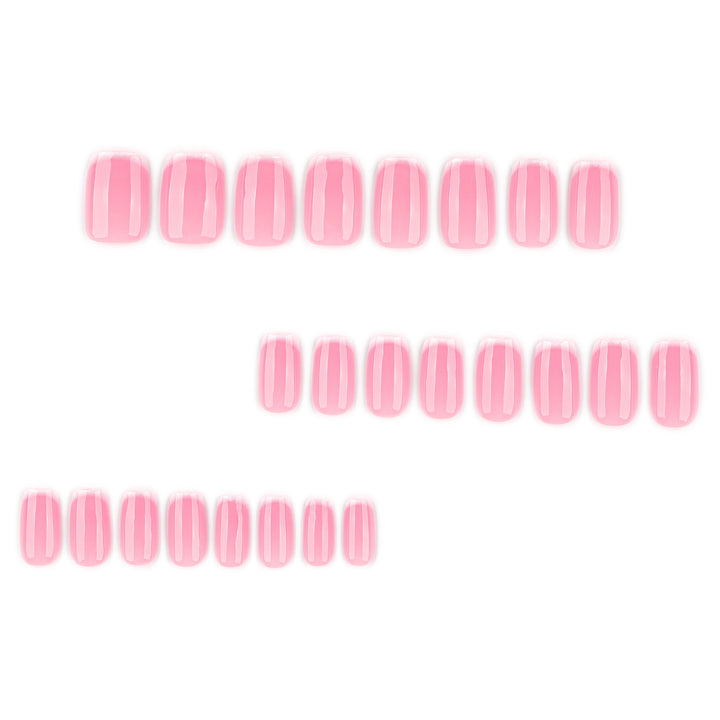 Artful nail decoration with French tips Bowlift