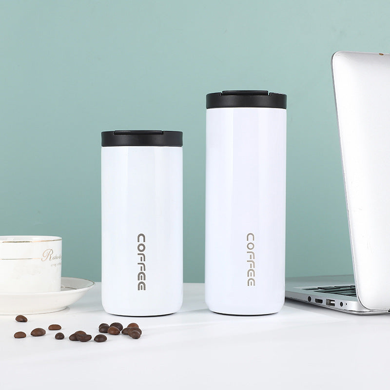 Women's insulated stainless steel coffee mug with elegant design and non-slip bottom Bowlift
