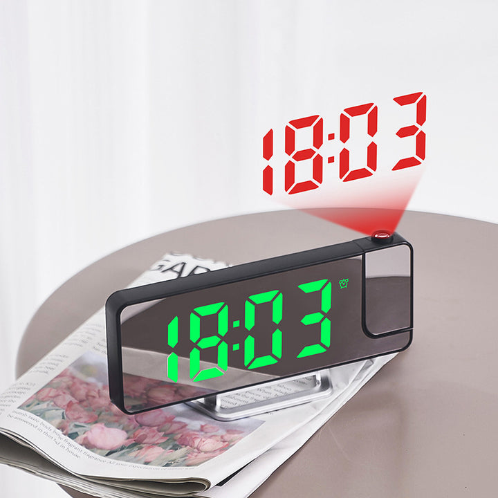 Projection alarm clock with multifunctional LED display Bowlift