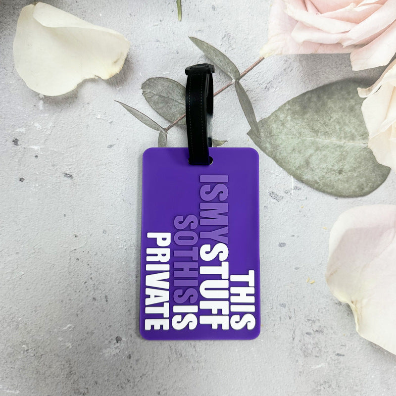 Adventure-Themed Luggage Tag Bowlift