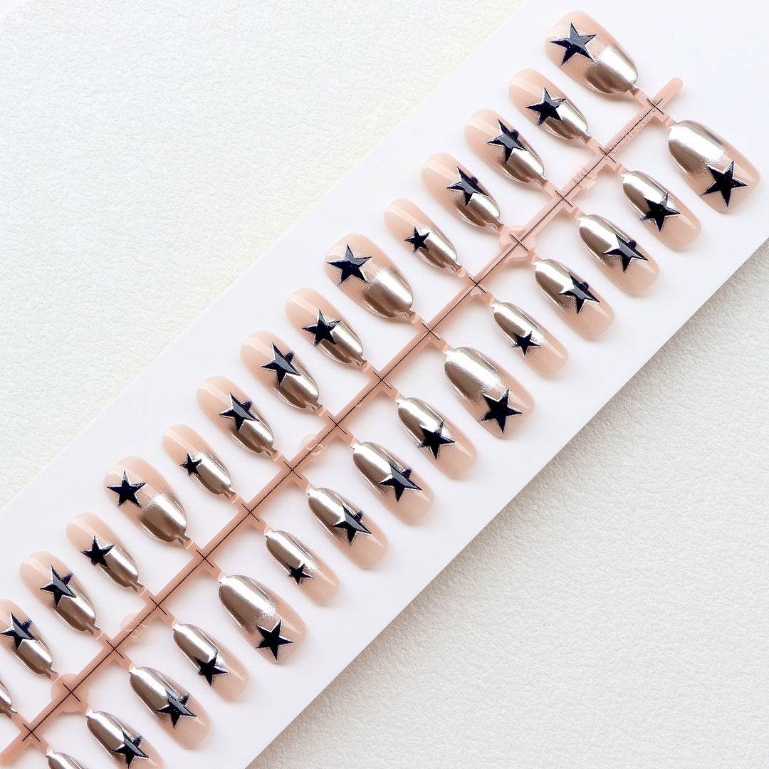 Stylish Press-On Nail Art Bowlift