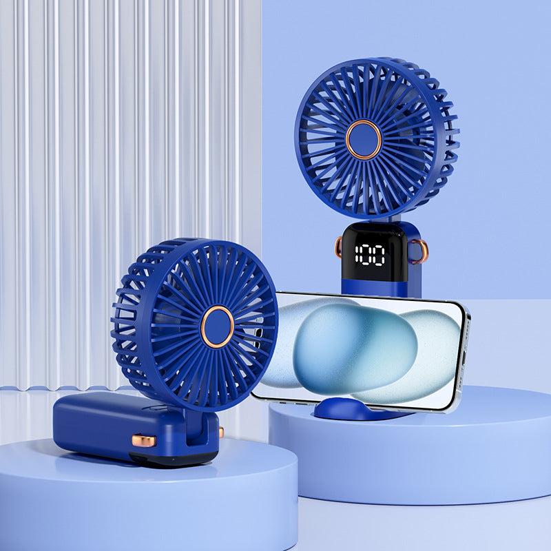 Multi-Functional Handheld Cooling Fan with Phone Stand Bowlift