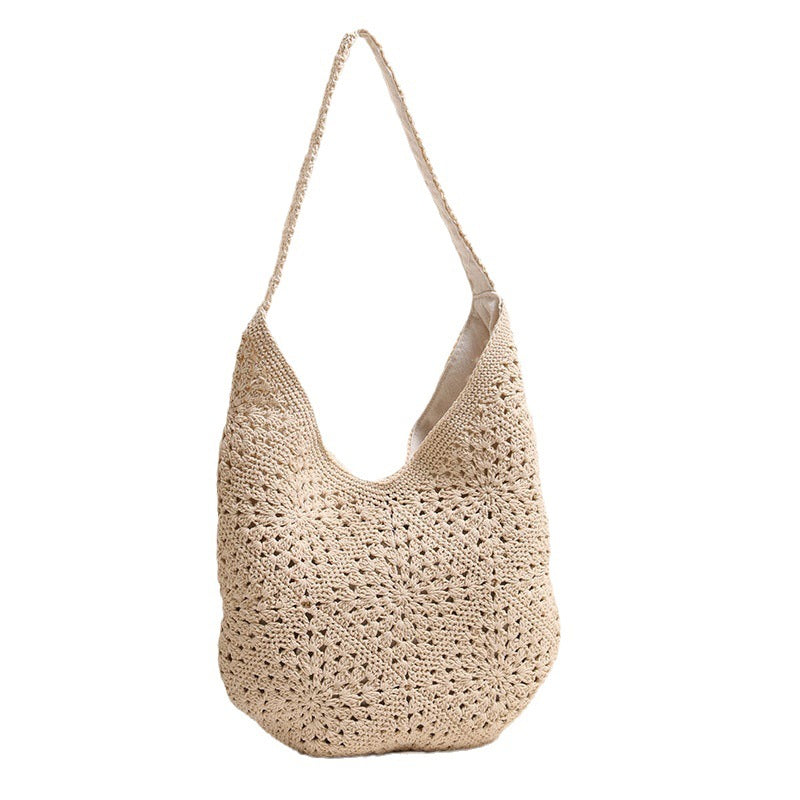 Casual Macrame Shoulder Bag Bowlift