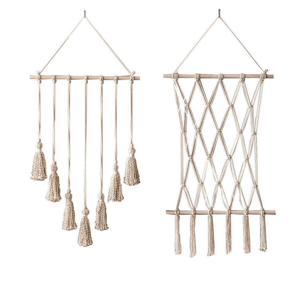 Elegant Macrame Wall Tapestry with Artistic Design