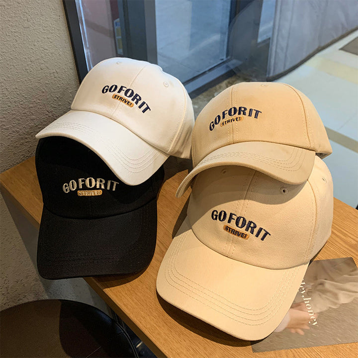 Men's Embroidered Motivational Baseball Cap Bowlift