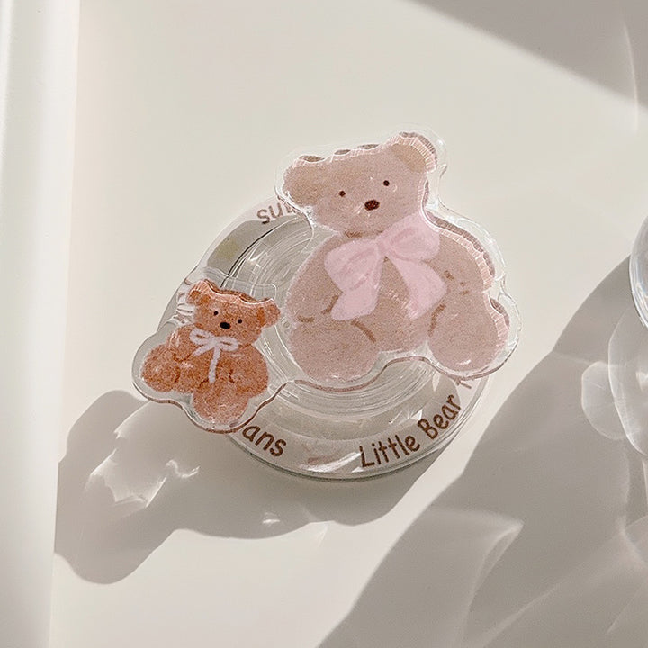 Cute Bear Smartphone Finger Holder Bowlift