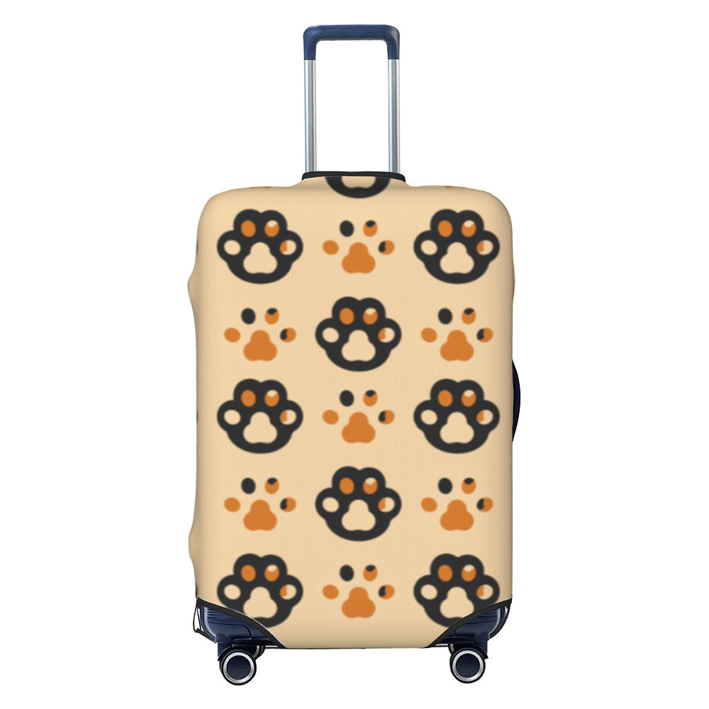 Unisex hard-shell cabin trolley with vintage travel illustration, 360° swivel wheels and telescopic handle Bowlift