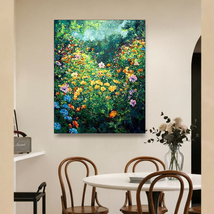 Vibrant Floral Canvas Artwork