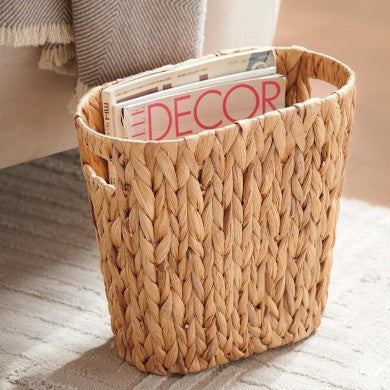 Woven Storage Basket with Handles Bowlift