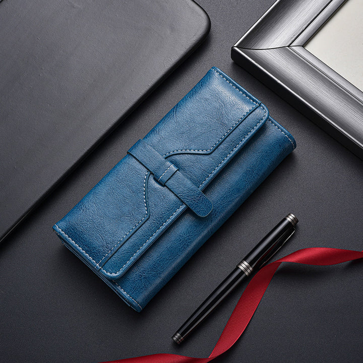 Leather Clutch Wallet Bowlift