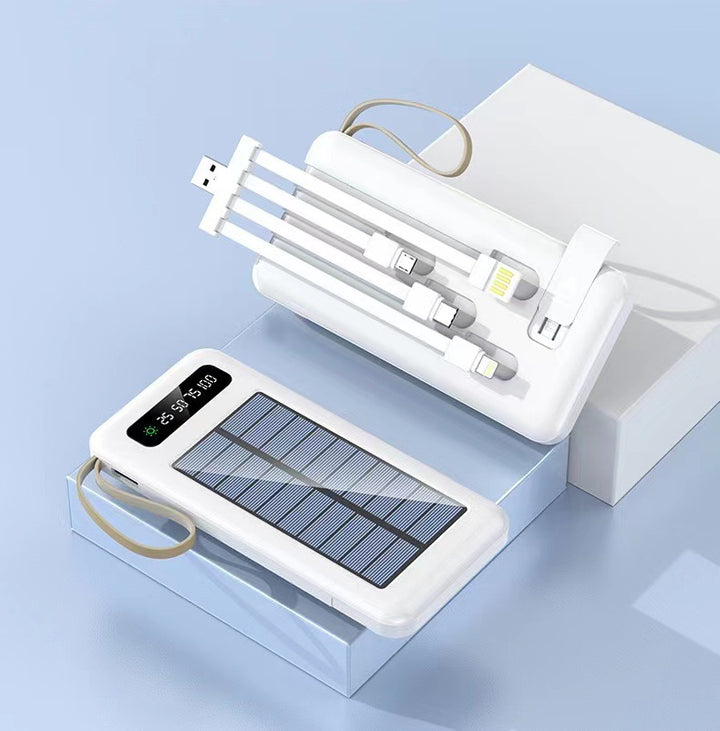 Portable Solar Power Bank with Fast Charging Function Bowlift