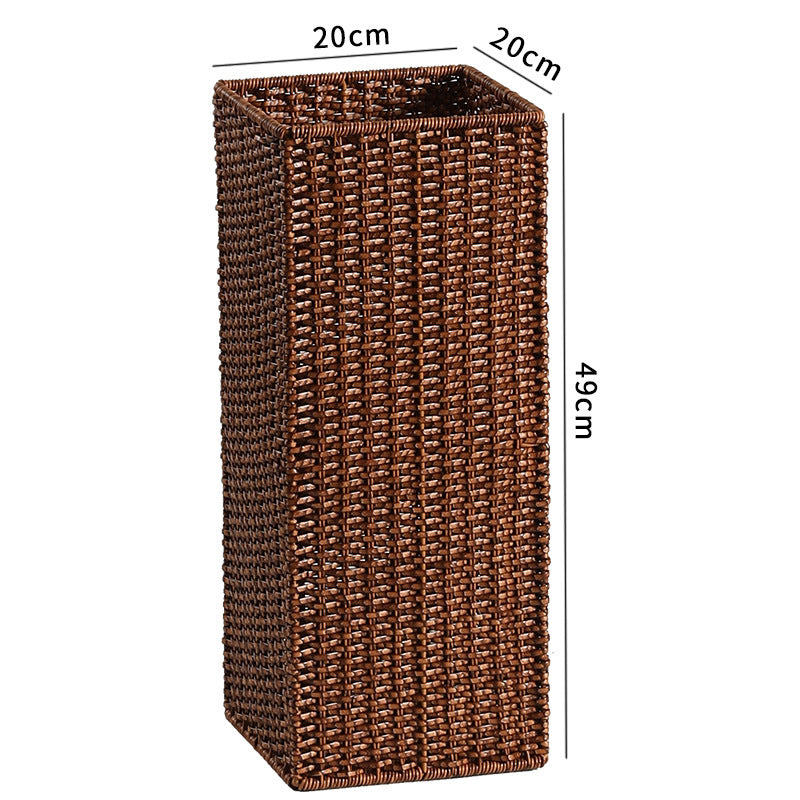 Hexagonal Decorative Wicker Storage Container Bowlift