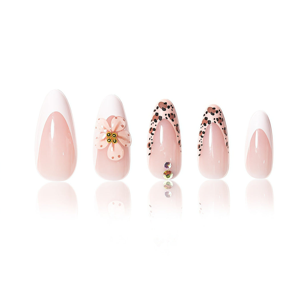 Decorative Long Stiletto Nail Art Enhancements Bowlift