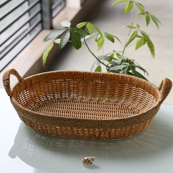 Handcrafted Decorative Woven Storage Basket Bowlift