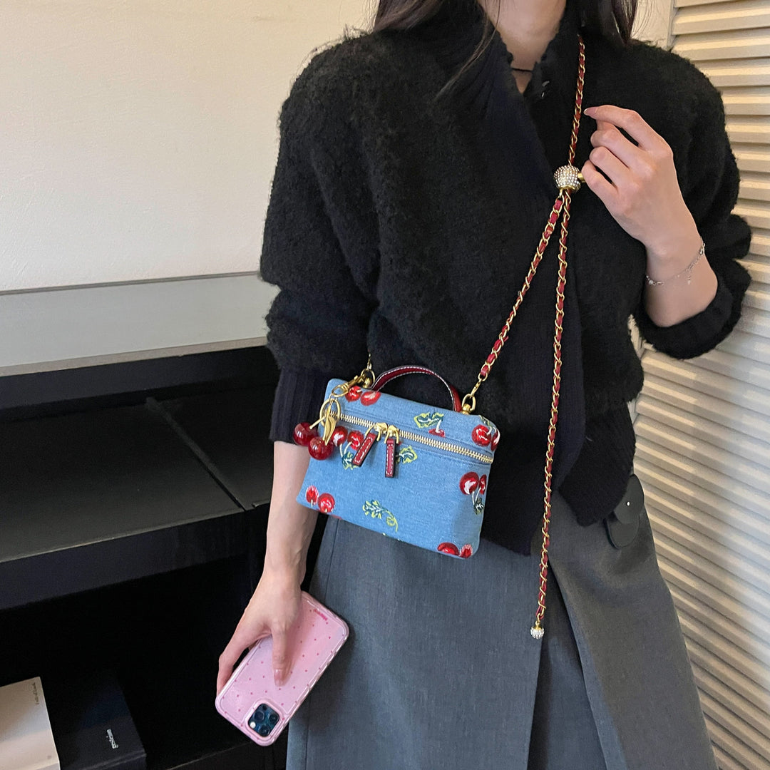 Embroidered Crossbody Bag Bowlift