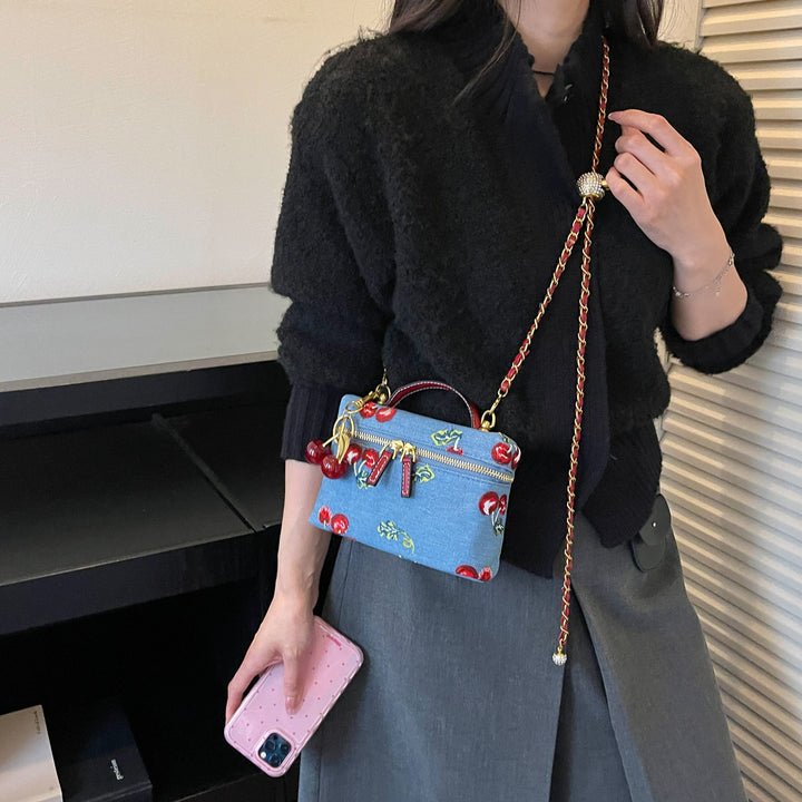 Embroidered Crossbody Bag Bowlift