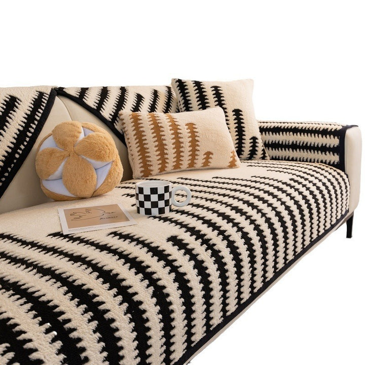 Stylish Knitted Throw Blanket