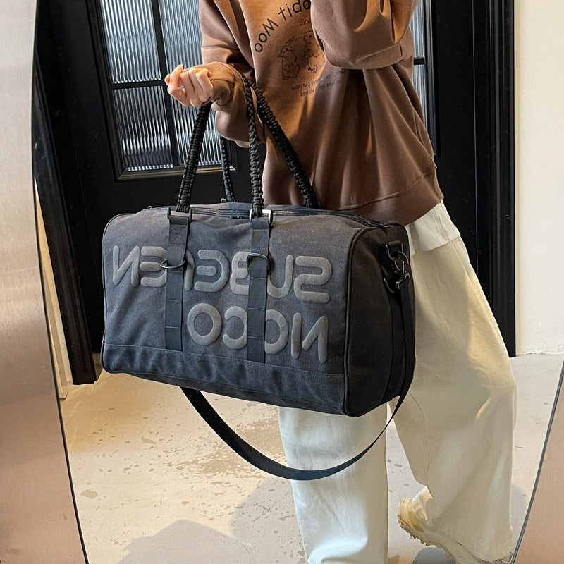 Durable Canvas Travel Duffel Bag Bowlift