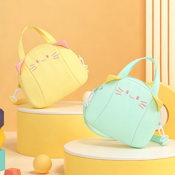 Cute Cat-Themed Insulated Lunch Bag