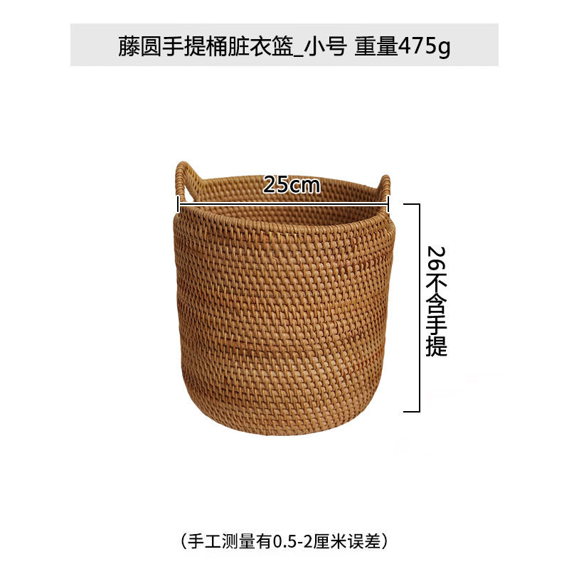 Women Elegant hand-woven basket with practical handles Bowlift