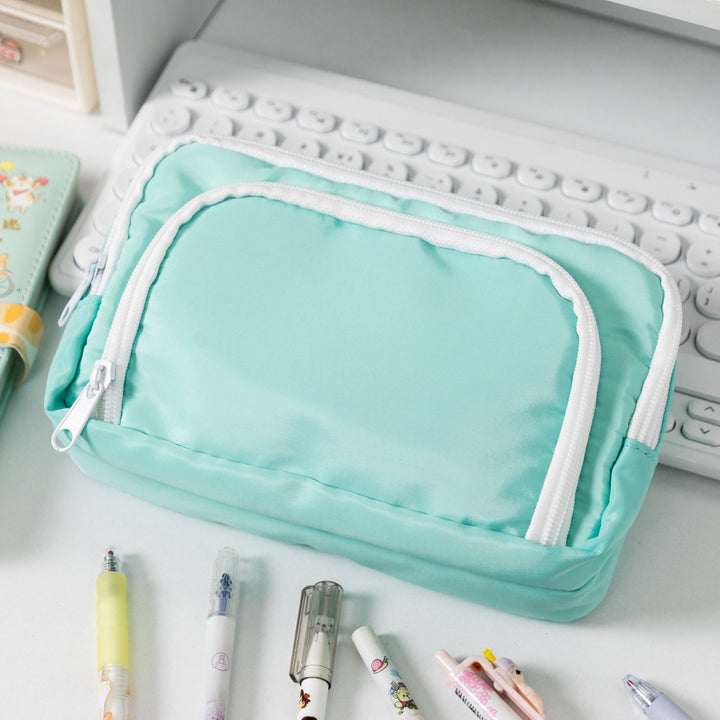 Multi-Functional Zippered Pencil Case Bowlift