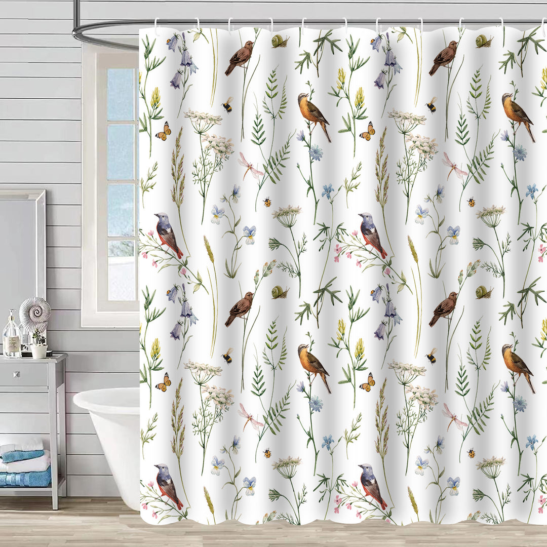 Nature-Inspired Shower Curtain Bowlift