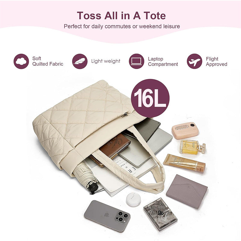 Padded everyday shoulder bag Bowlift