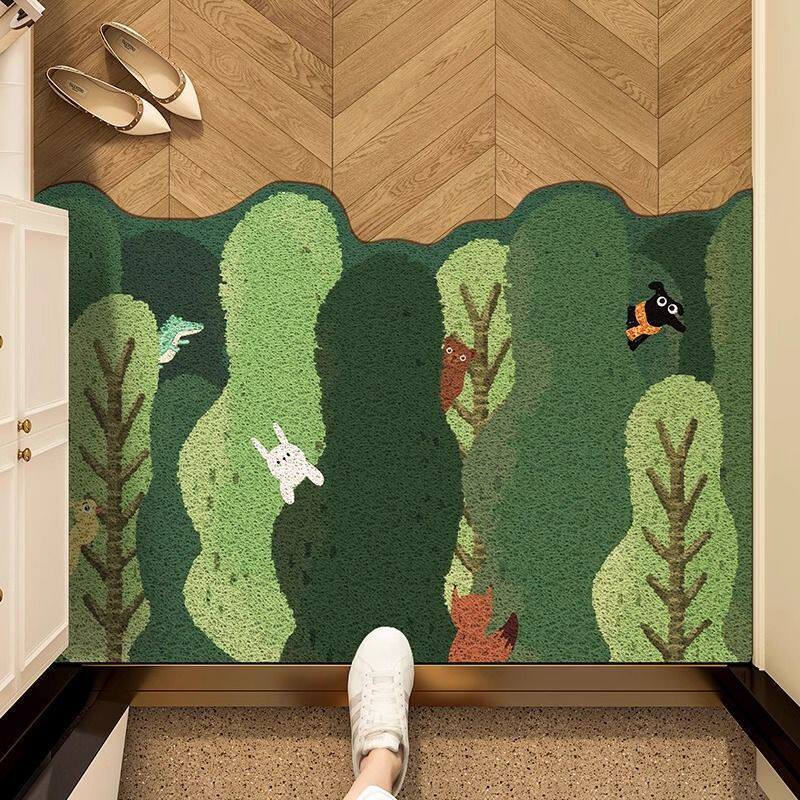 Cartoon Forest Animal Doormat Bowlift