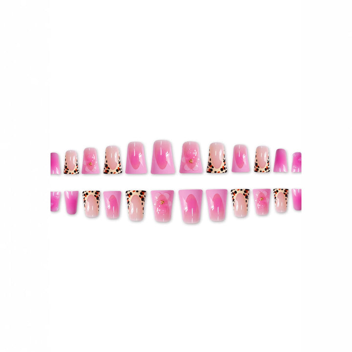 Artistic Floral Gel Press-On Nails Bowlift 1787368914