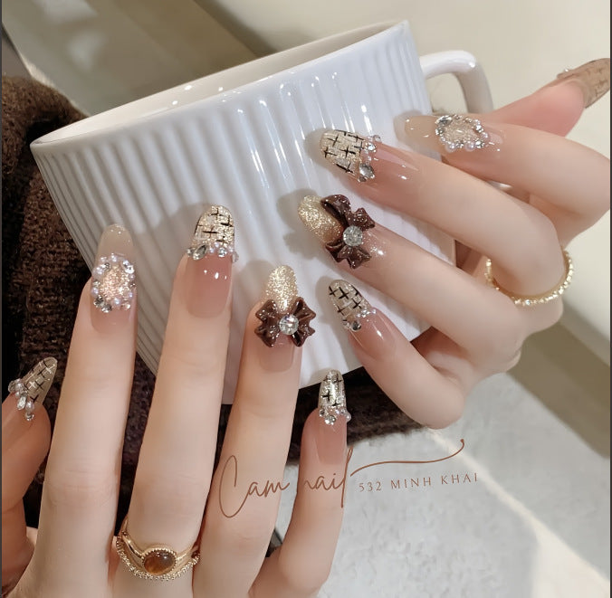 Decorative Press-On Nail Art Bowlift