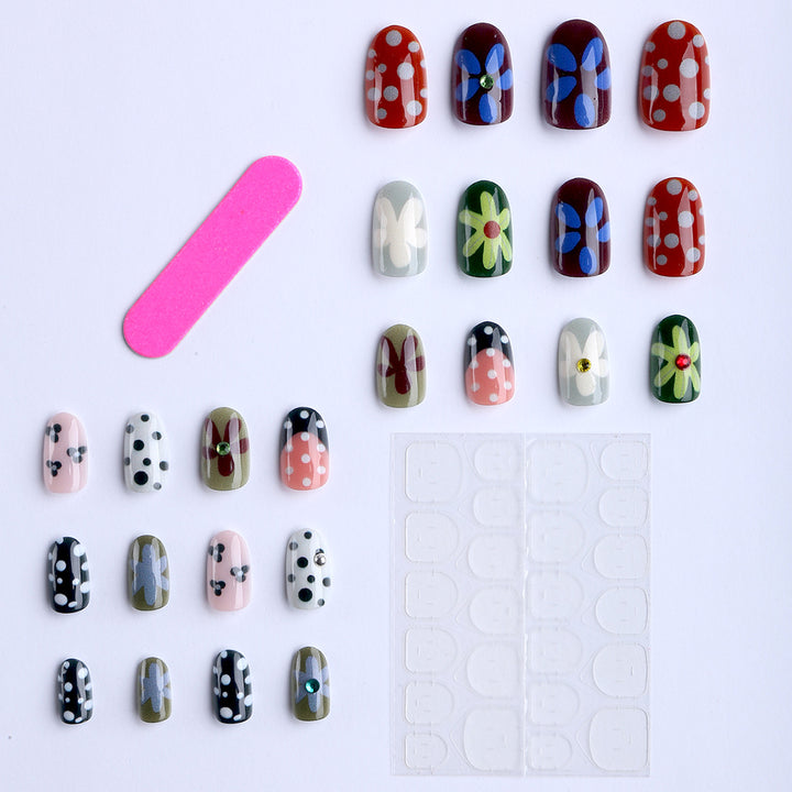 Artful Nail Art with Floral Designs Bowlift