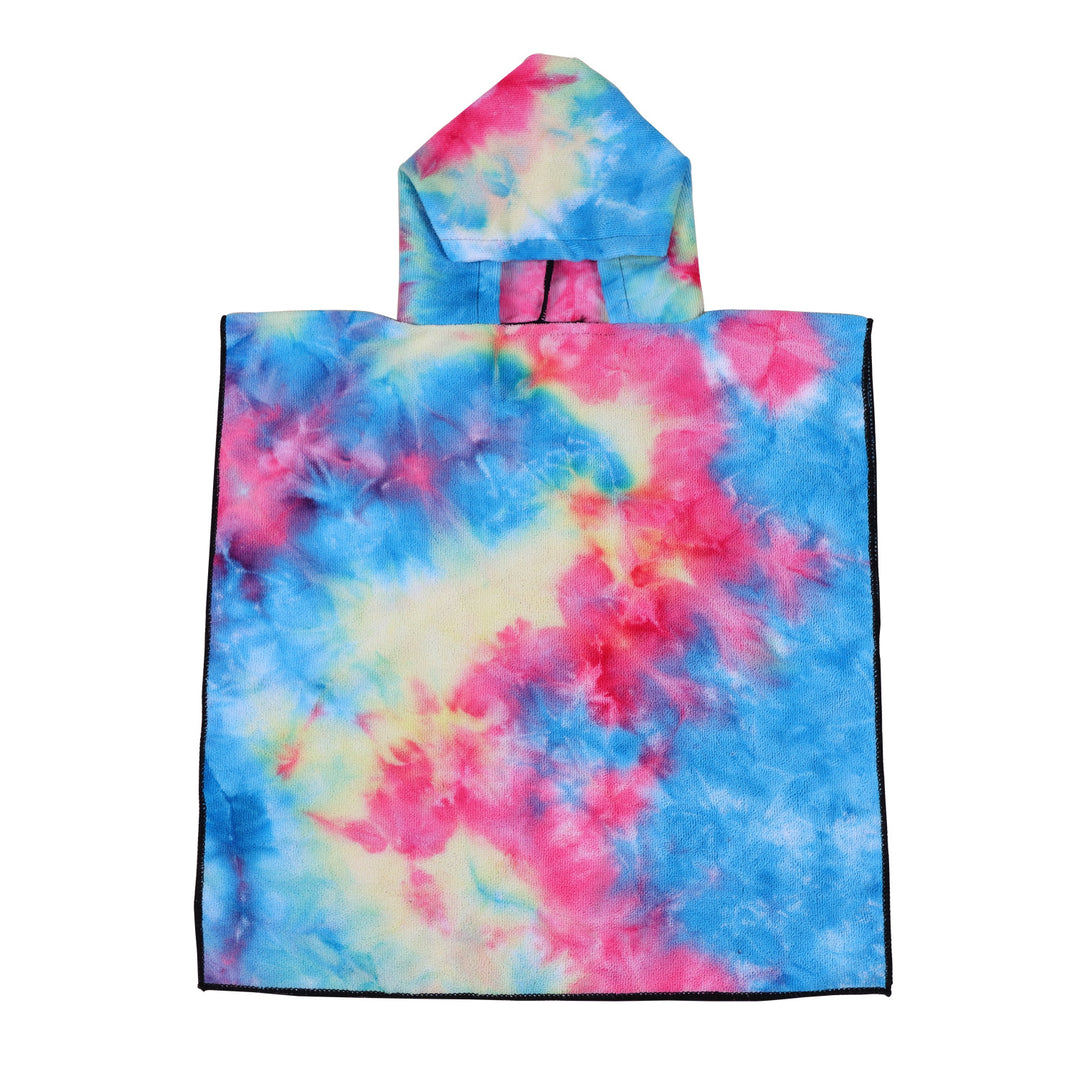 Fluffy Bath Poncho with Hood Bowlift