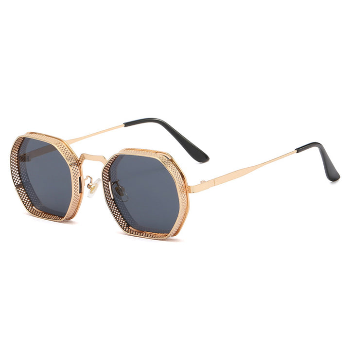 Women’s sunglasses with unique octagonal metal frame Bowlift