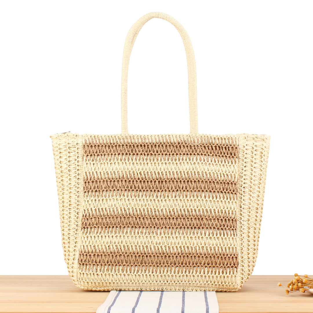 Beach bag with modern zebra pattern Bowlift