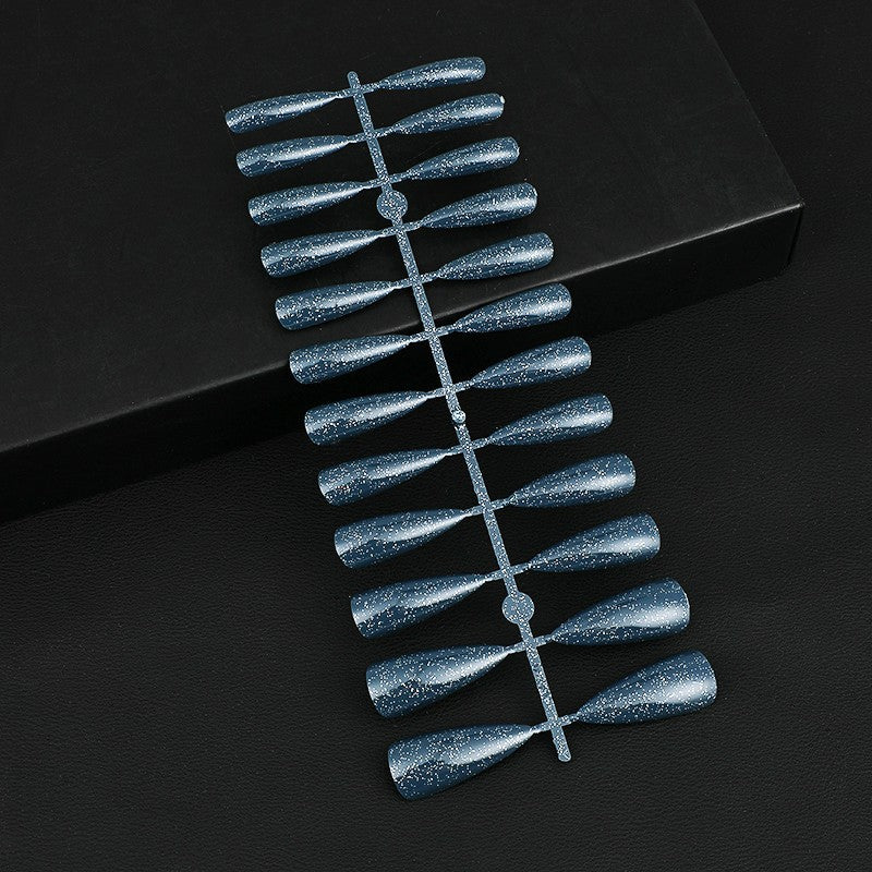 Glittering artificial nails in elegant design Bowlift