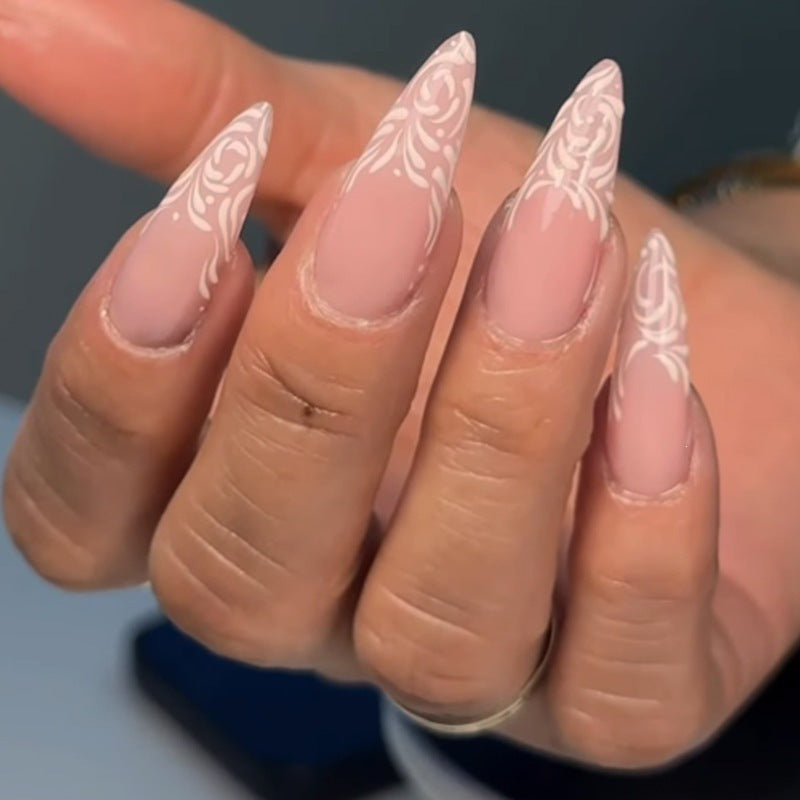 Nail art set with elegant designer patterns Bowlift
